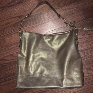 Cole Haan metallic Tote